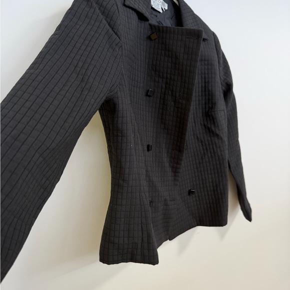 Vintage Maggy London Black Double-Breasted Blazer - Picture 2 of 13